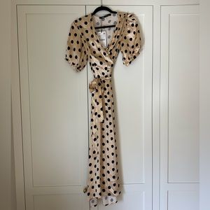 Zara Polka Dot Wrap Dress